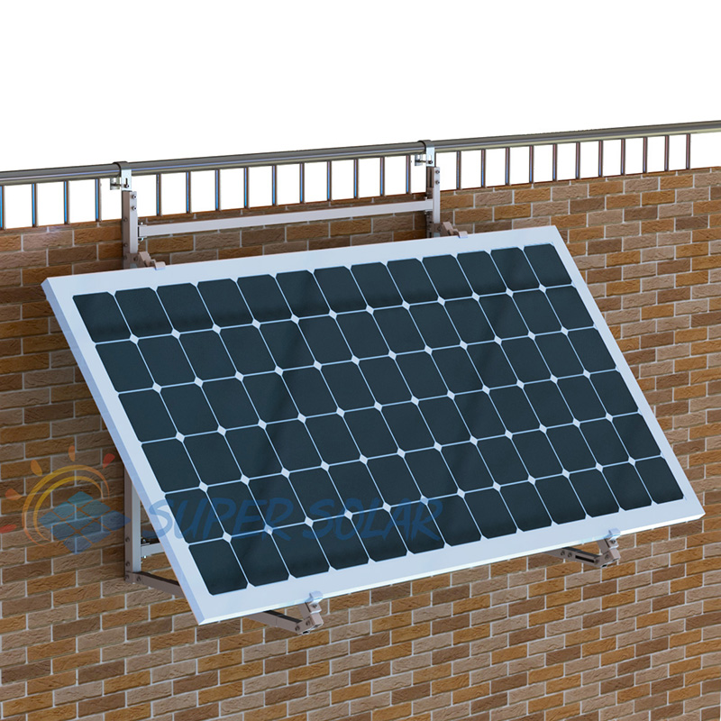 montage solaire balcon