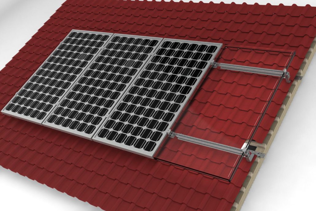 supports de panneaux solaires PV professionnels pour toit en tuiles

